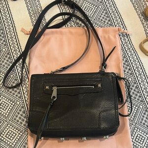 Rebecca Minkoff Black Leather Crossbody Bag